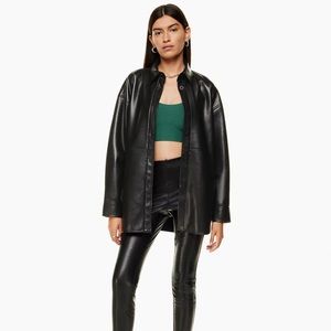 NWT Babaton Pelli Shirt Jacket